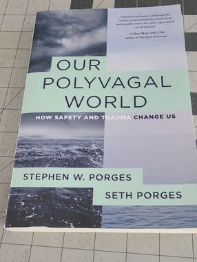 Our Polyvagal World by Stephen W. Porges — Mint Green & Navy Cover